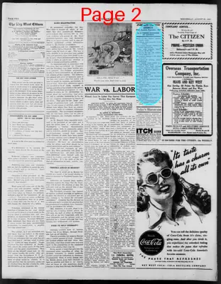 Page thumbnail for The Key West Citizen