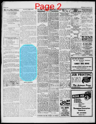 Page thumbnail for The Key West Citizen