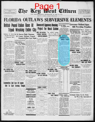 Page thumbnail for The Key West Citizen