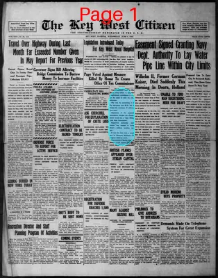 Page thumbnail for The Key West Citizen