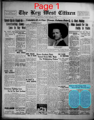 Page thumbnail for The Key West Citizen