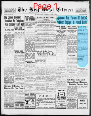 Page thumbnail for The Key West Citizen