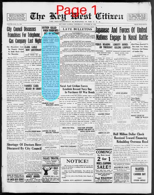Page thumbnail for The Key West Citizen