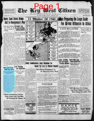 Page thumbnail for The Key West Citizen