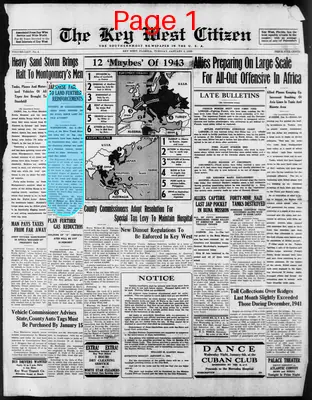 Page thumbnail for The Key West Citizen