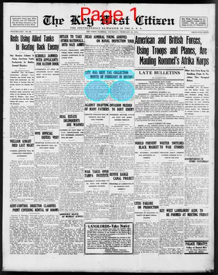 Page thumbnail for The Key West Citizen