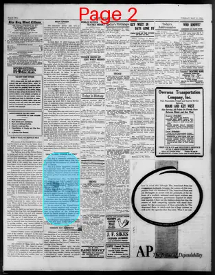 Page thumbnail for The Key West Citizen