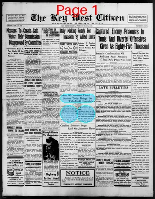 Page thumbnail for The Key West Citizen