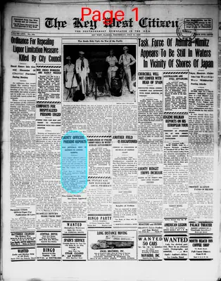 Page thumbnail for The Key West Citizen