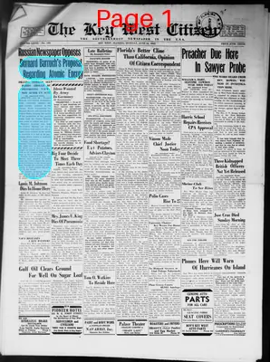 Page thumbnail for The Key West Citizen