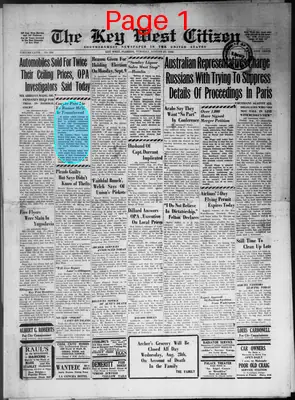 Page thumbnail for The Key West Citizen