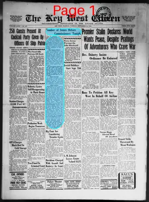 Page thumbnail for The Key West Citizen