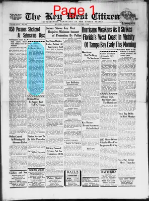 Page thumbnail for The Key West Citizen