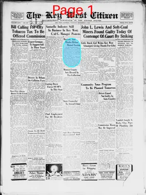 Page thumbnail for The Key West Citizen