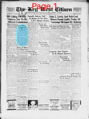 Page thumbnail for The Key West Citizen