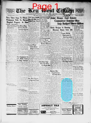 Page thumbnail for The Key West Citizen