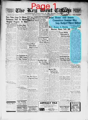 Page thumbnail for The Key West Citizen