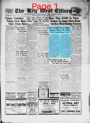 Page thumbnail for The Key West Citizen