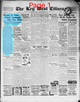 Page thumbnail for The Key West Citizen