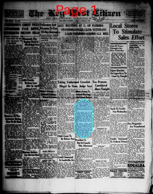 Page thumbnail for The Key West Citizen