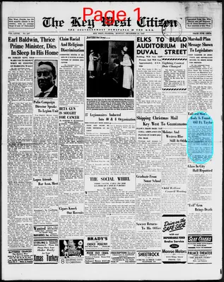 Page thumbnail for The Key West Citizen