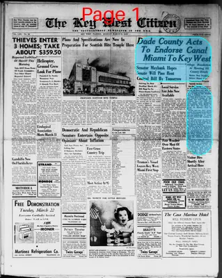 Page thumbnail for The Key West Citizen