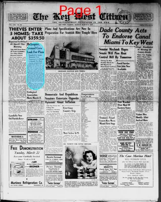Page thumbnail for The Key West Citizen