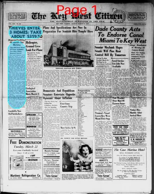 Page thumbnail for The Key West Citizen
