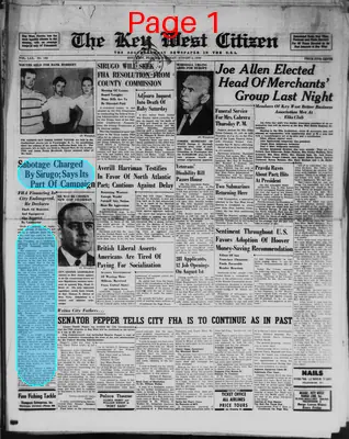 Page thumbnail for The Key West Citizen