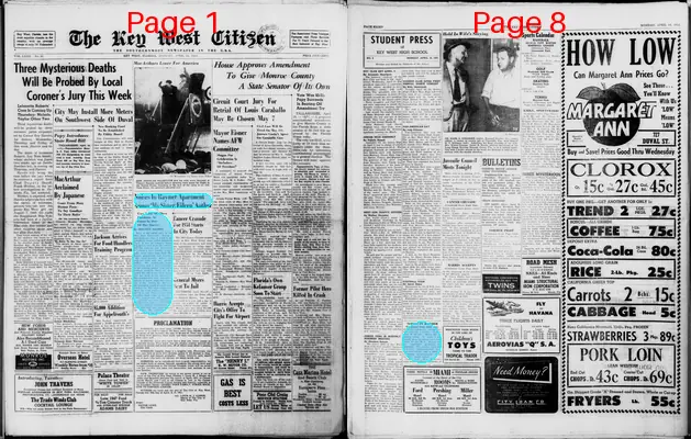 Page thumbnail for The Key West Citizen
