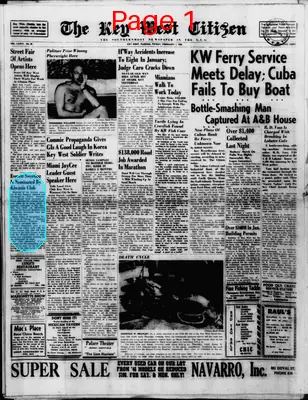 Page thumbnail for The Key West Citizen