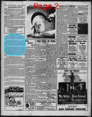 Page thumbnail for The Key West Citizen