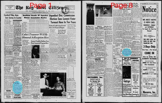 Page thumbnail for The Key West Citizen