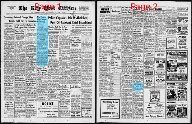 Page thumbnail for The Key West Citizen