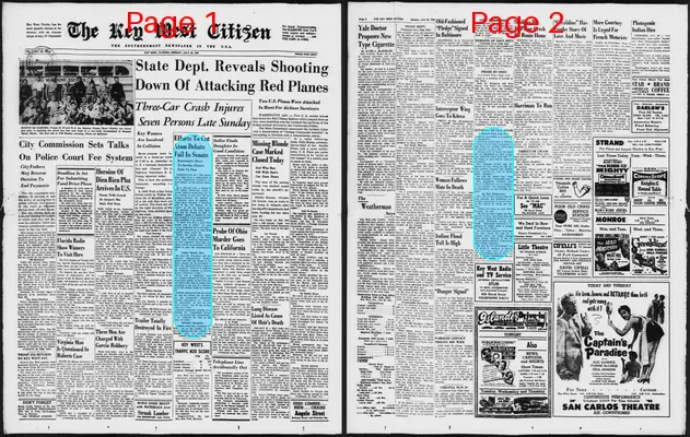 Page thumbnail for The Key West Citizen