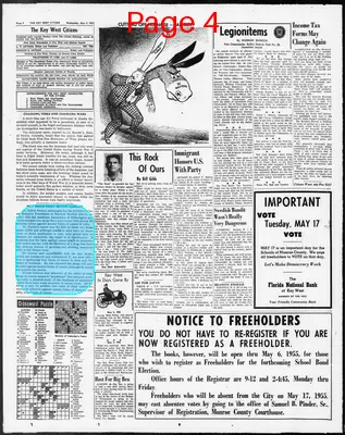 Page thumbnail for The Key West Citizen