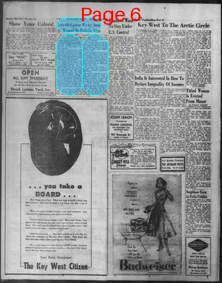 Page thumbnail for The Key West Citizen