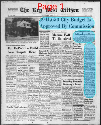 Page thumbnail for The Key West Citizen