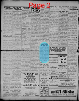 Page thumbnail for Detroit Tribune