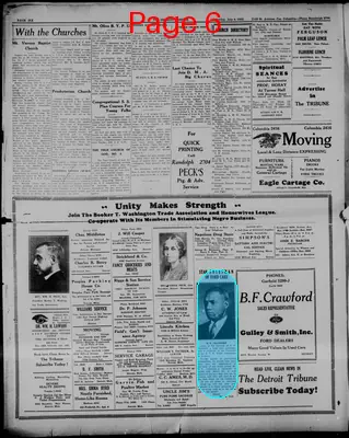 Page thumbnail for Detroit Tribune