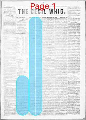 Page thumbnail for The Cecil Whig