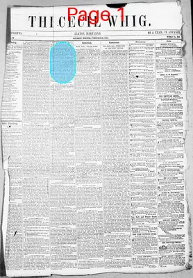 Page thumbnail for The Cecil Whig