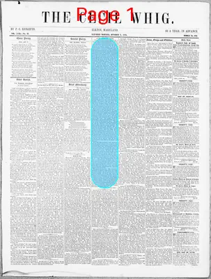 Page thumbnail for The Cecil Whig