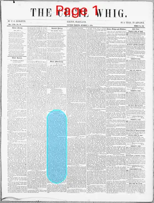 Page thumbnail for The Cecil Whig