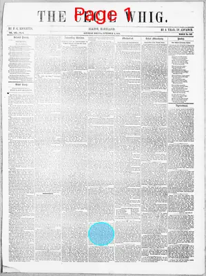 Page thumbnail for The Cecil Whig