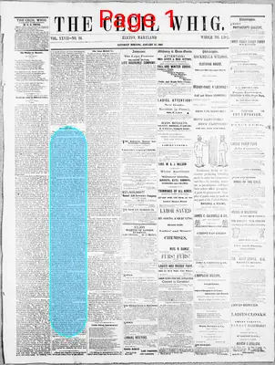 Page thumbnail for The Cecil Whig