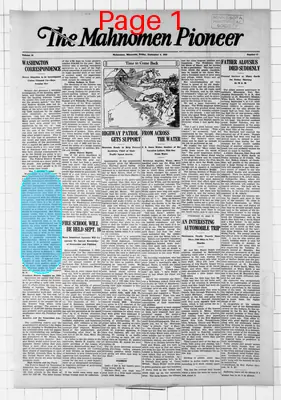 Page thumbnail for The Mahnomen Pioneer