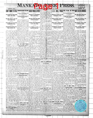 Page thumbnail for The Mankato Free Press