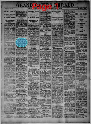 Page thumbnail for Grand Rapids Herald