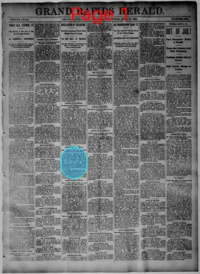 Page thumbnail for Grand Rapids Herald